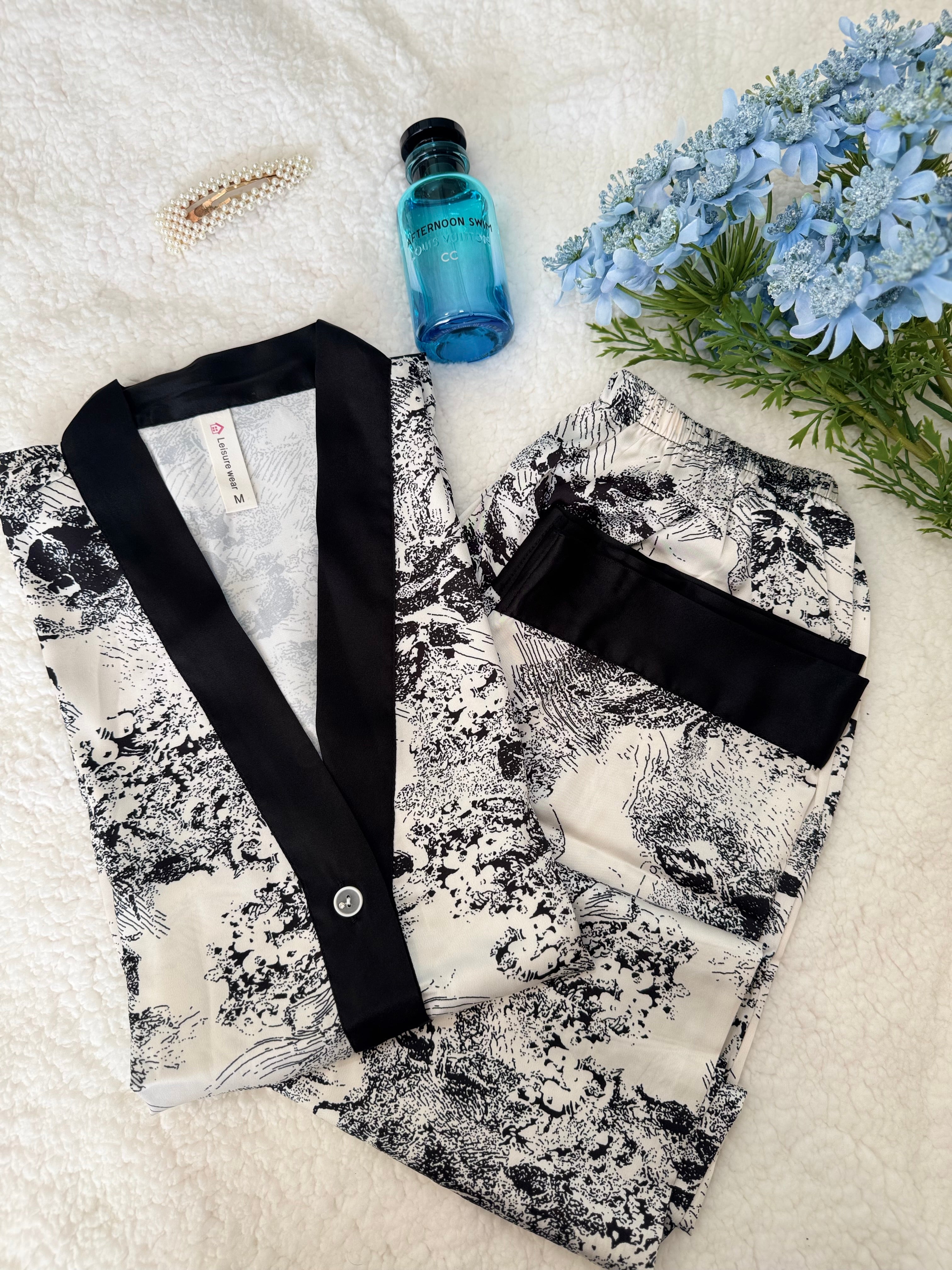 Satin Pajama Set for Women