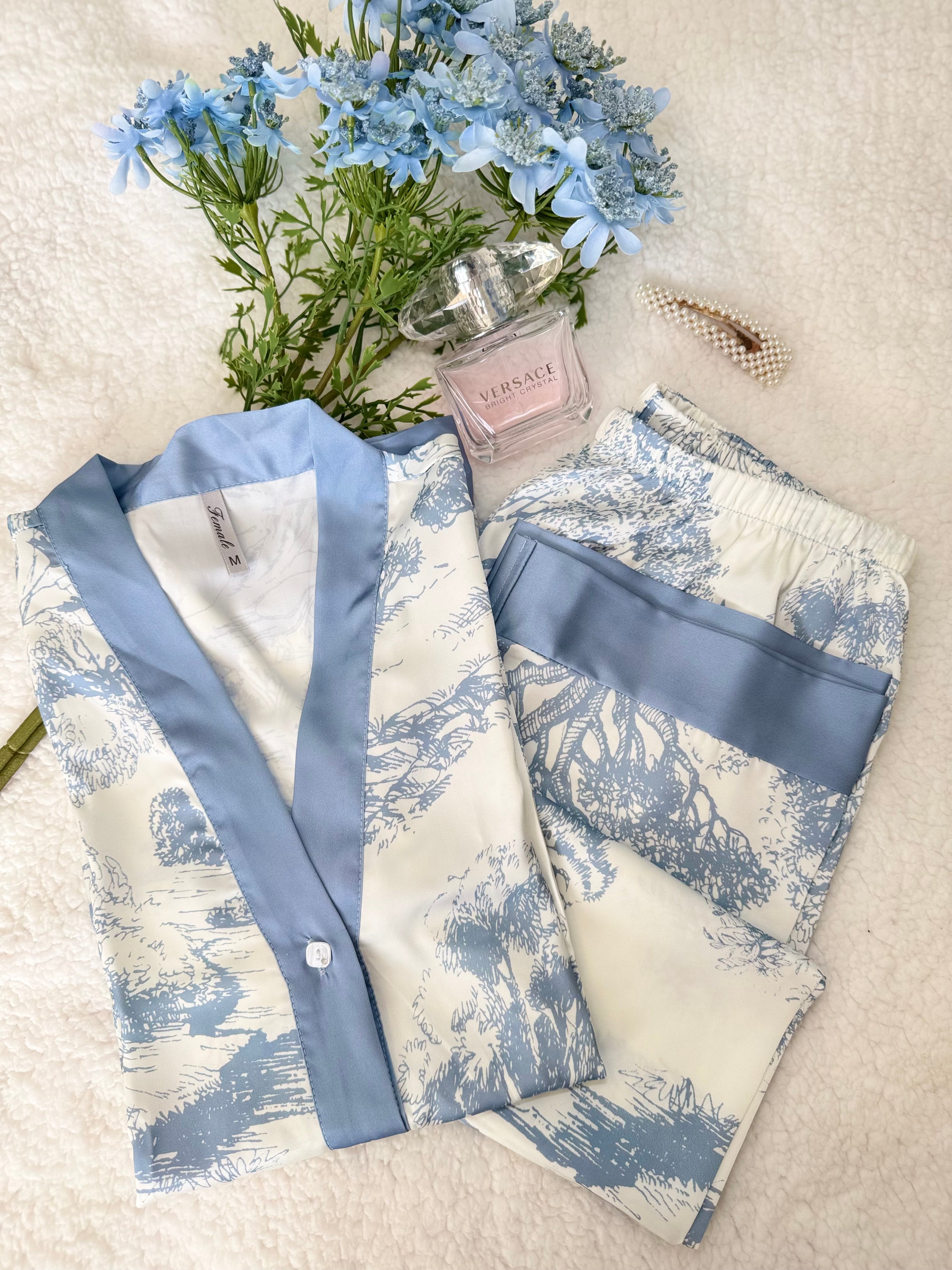 Satin Pajama Set for Women