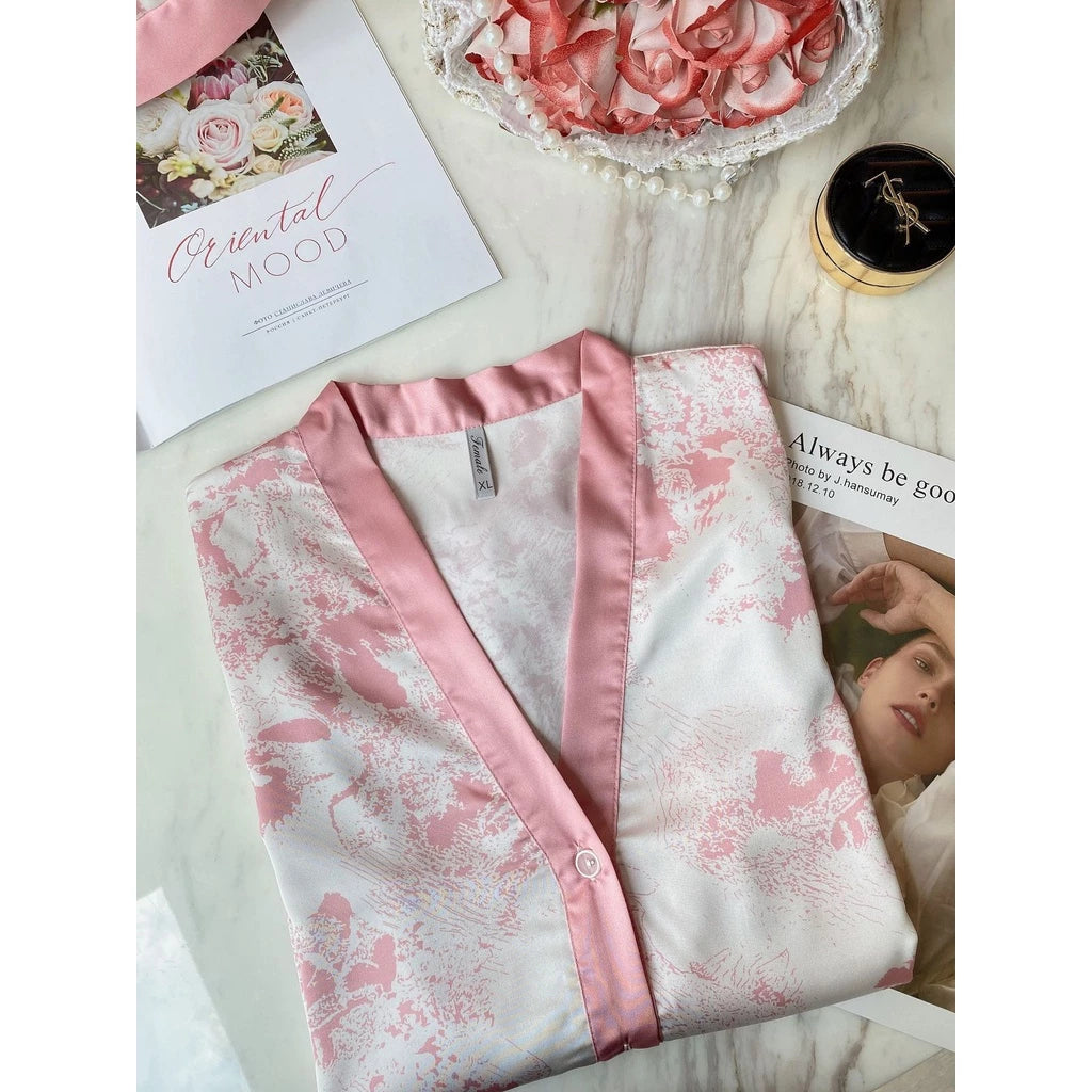 Pink Pajama Set for Women