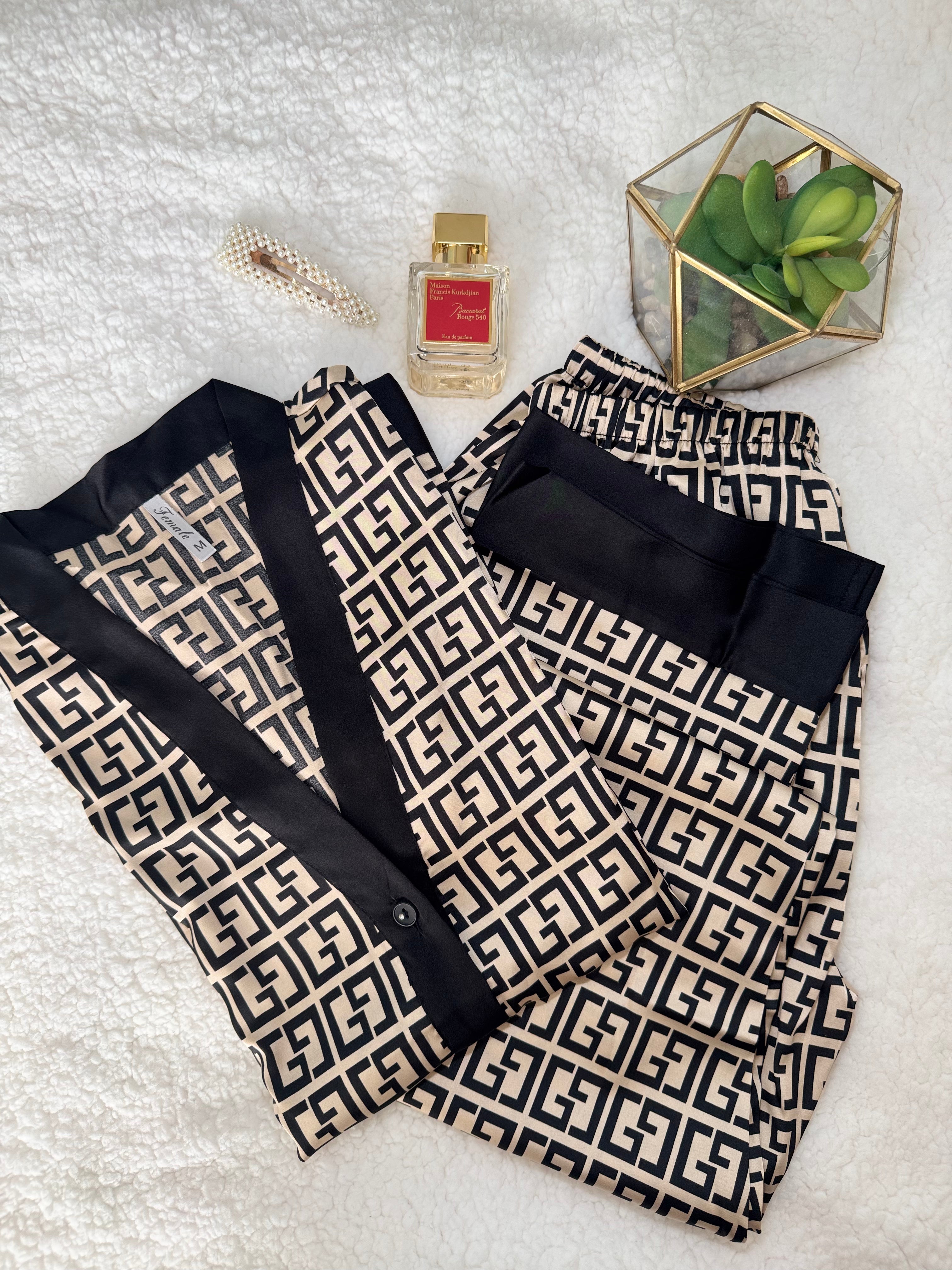 Satin Pajama Set for Women